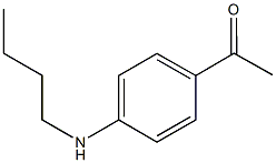 1-[4-(butylamino)phenyl]ethanone Structure