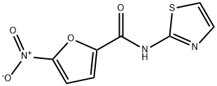 5-nitro-N-(1,3-thiazol-2-yl)-2-furamide Struktur