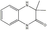 3,3-dimethyl-3,4-dihydro-2(1H)-quinoxalinone,,结构式