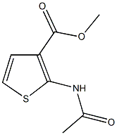 methyl 2-(acetylamino)thiophene-3-carboxylate Structure