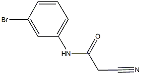 N-(3-bromophenyl)-2-cyanoacetamide Struktur