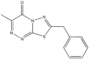 7-benzyl-3-methyl-4H-[1,3,4]thiadiazolo[2,3-c][1,2,4]triazin-4-one Structure