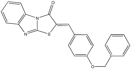  2-[4-(benzyloxy)benzylidene][1,3]thiazolo[3,2-a]benzimidazol-3(2H)-one