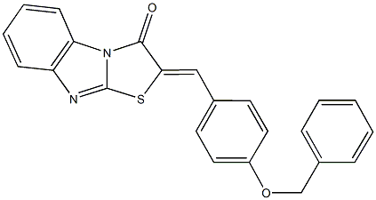 2-[4-(benzyloxy)benzylidene][1,3]thiazolo[3,2-a]benzimidazol-3(2H)-one