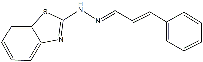 3-phenylacrylaldehyde 1,3-benzothiazol-2-ylhydrazone