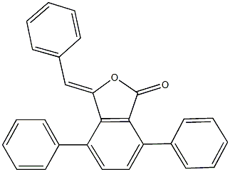 3-benzylidene-4,7-diphenyl-2-benzofuran-1(3H)-one Structure