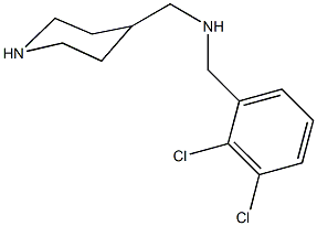 N-(2,3-dichlorobenzyl)-N-(4-piperidinylmethyl)amine Structure