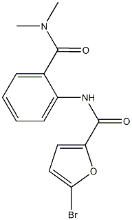  5-bromo-N-{2-[(dimethylamino)carbonyl]phenyl}-2-furamide