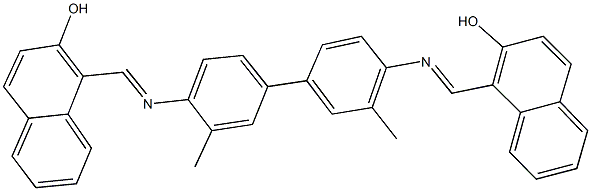  1-{[(4'-{[(2-hydroxy-1-naphthyl)methylene]amino}-3,3'-dimethyl[1,1'-biphenyl]-4-yl)imino]methyl}-2-naphthol