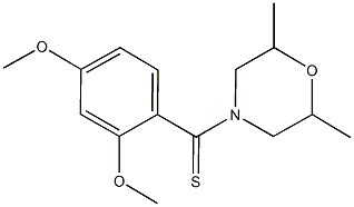 4-(2,4-dimethoxybenzothioyl)-2,6-dimethylmorpholine