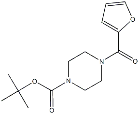 tert-butyl 4-(2-furoyl)-1-piperazinecarboxylate Structure