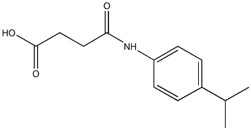 4-(4-isopropylanilino)-4-oxobutanoic acid 结构式