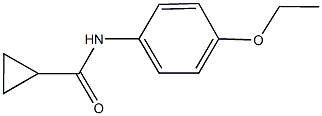N-(4-ethoxyphenyl)cyclopropanecarboxamide Struktur
