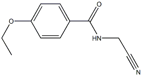 N-(cyanomethyl)-4-ethoxybenzamide,,结构式
