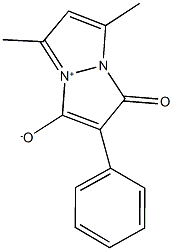 5,7-dimethyl-1-oxo-2-phenyl-1H-pyrazolo[1,2-a]pyrazol-4-ium-3-olate,,结构式