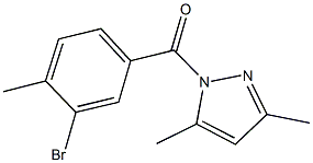  1-(3-bromo-4-methylbenzoyl)-3,5-dimethyl-1H-pyrazole
