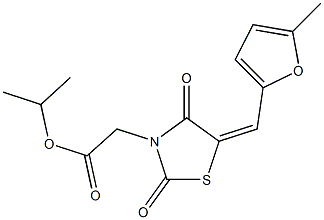  isopropyl {5-[(5-methyl-2-furyl)methylene]-2,4-dioxo-1,3-thiazolidin-3-yl}acetate