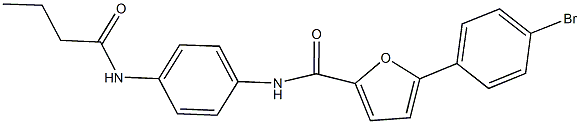 5-(4-bromophenyl)-N-[4-(butyrylamino)phenyl]-2-furamide