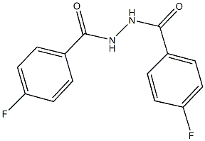 4-fluoro-N'-(4-fluorobenzoyl)benzohydrazide,,结构式