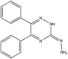 5,6-diphenyl-1,2,4-triazin-3(2H)-one hydrazone 结构式