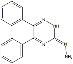 5,6-diphenyl-1,2,4-triazin-3(2H)-one hydrazone Structure