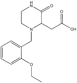 [1-(2-ethoxybenzyl)-3-oxo-2-piperazinyl]acetic acid