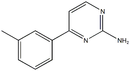 4-(3-methylphenyl)-2-pyrimidinylamine Struktur