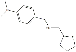 N-[4-(dimethylamino)benzyl]-N-(tetrahydro-2-furanylmethyl)amine Structure