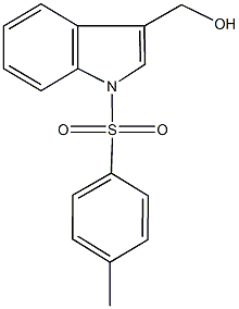 {1-[(4-methylphenyl)sulfonyl]-1H-indol-3-yl}methanol 化学構造式