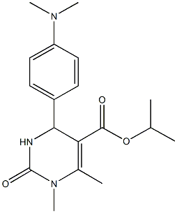  isopropyl 4-[4-(dimethylamino)phenyl]-1,6-dimethyl-2-oxo-1,2,3,4-tetrahydro-5-pyrimidinecarboxylate