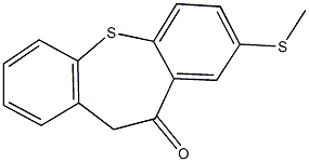 8-(methylsulfanyl)dibenzo[b,f]thiepin-10(11H)-one,,结构式