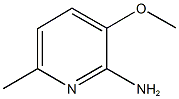3-methoxy-6-methyl-2-pyridinylamine 化学構造式