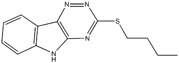 butyl 5H-[1,2,4]triazino[5,6-b]indol-3-yl sulfide