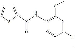 N-(2,4-dimethoxyphenyl)-2-thiophenecarboxamide Struktur