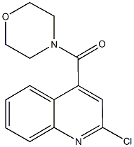  2-chloro-4-(4-morpholinylcarbonyl)quinoline