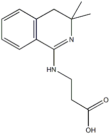  N-(3,3-dimethyl-3,4-dihydroisoquinolin-1-yl)-beta-alanine