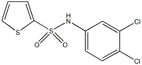 N-(3,4-dichlorophenyl)-2-thiophenesulfonamide 结构式
