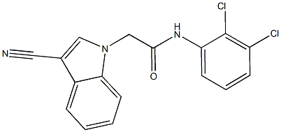  2-(3-cyano-1H-indol-1-yl)-N-(2,3-dichlorophenyl)acetamide