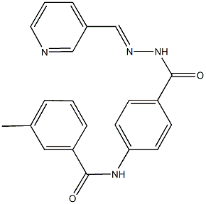 3-methyl-N-(4-{[2-(3-pyridinylmethylene)hydrazino]carbonyl}phenyl)benzamide