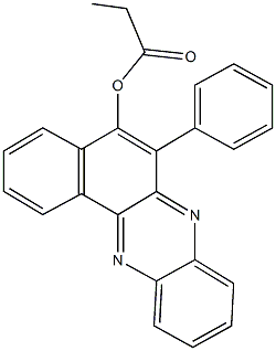 6-phenylbenzo[a]phenazin-5-yl propionate Structure