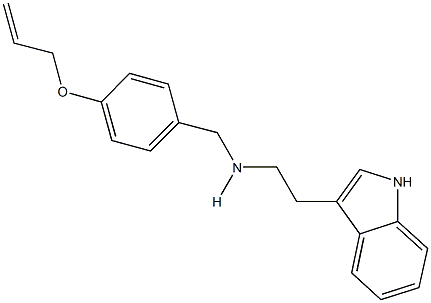 N-[4-(allyloxy)benzyl]-N-[2-(1H-indol-3-yl)ethyl]amine Structure