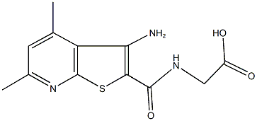  {[(3-amino-4,6-dimethylthieno[2,3-b]pyridin-2-yl)carbonyl]amino}acetic acid