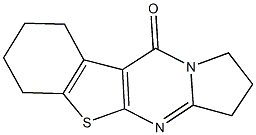 2,3,6,7,8,9-hexahydro[1]benzothieno[2,3-d]pyrrolo[1,2-a]pyrimidin-10(1H)-one,,结构式