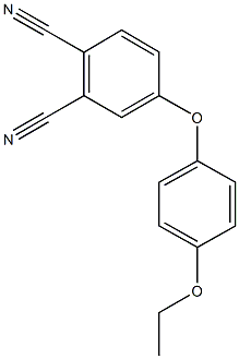 4-(4-ethoxyphenoxy)phthalonitrile,,结构式