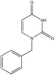 1-(phenylmethyl)pyrimidine-2,4(1H,3H)-dione,,结构式