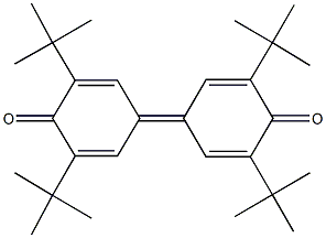 4,4'-bis[2,6-ditert-butyl-1-oxo-2,5-cyclohexadien-4-ylidene] Struktur