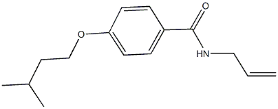 N-allyl-4-(isopentyloxy)benzamide Struktur