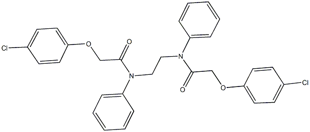 2-(4-chlorophenoxy)-N-(2-{[(4-chlorophenoxy)acetyl]anilino}ethyl)-N-phenylacetamide