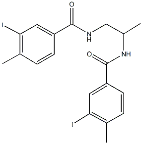 3-iodo-N-{2-[(3-iodo-4-methylbenzoyl)amino]-1-methylethyl}-4-methylbenzamide