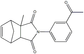 4-(3-acetylphenyl)-2-methyl-4-azatricyclo[5.2.1.0~2,6~]dec-8-ene-3,5-dione